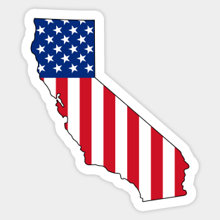 California USA Sticker